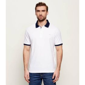 Paul & Shark 26411272-010 Beyaz Düğme Kapama Kısa Kol Pamuk Polo Yaka Erkek Tişört