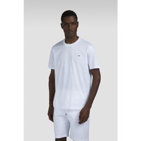Paul & Shark 99311005-010 Beyaz Regular Fit Ribanalı Yakalı Metalik Logo Detaylı Pamuklu Kısa Kollu Erkek Tişört