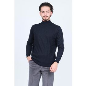 Pave 4533090 Lacivert Yarım Balıkçı Triko Yün Erkek Kazak