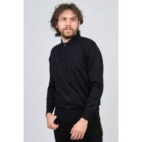 Pave 4538004 Lacivert Polo Yaka Yün Erkek Kazak