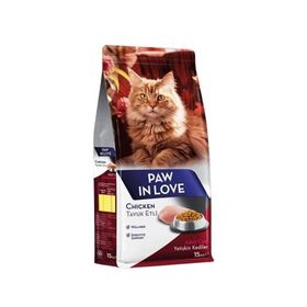 Paw In Love 15 kg Tavuk Etli Yetişkin Kedi Maması