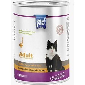 Paw Paw 400 gr Tavuk Etli Gravy Kedi Konserve
