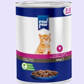 Paw Paw 400 gr Tavuk Etli Yavru Kedi Konserve Maması