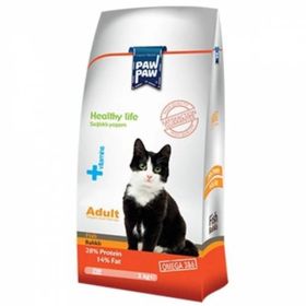 Paw Paw Balıklı Yetişkin 15 kg Kedi Mama