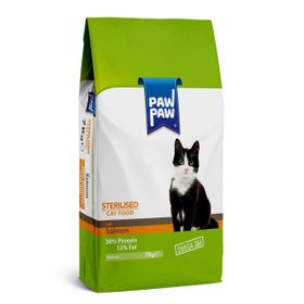 Paw Paw Kısırlaştırılmış Somonlu 7 kg Kuru Kedi Maması