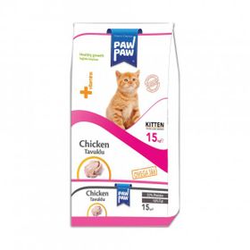 Paw Paw Kitten Tavuk Etli Özel Yavru 15 kg Kedi Maması
