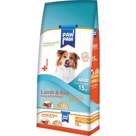 Paw Paw Kuzulu ve Pirinçli 15 kg Yetişkin Köpek Maması
