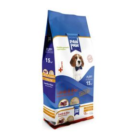 Paw Paw Puppy Kuzu Pirinçli Yavru 15 KG Kuru Köpek Maması