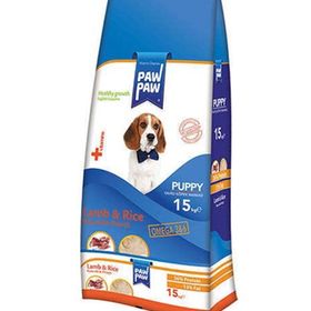 Paw Paw Yavru Köpek Kuzulu ve Pirinçli 15 kg Kuru Mama