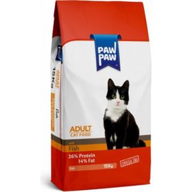 Paw Paw Yetişkinler İçin Balıklı 15 kg Kedi Maması