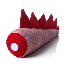 Pawdaz Matatabi Dino 40x12 cm Bol Sesli Bol Kokulu Pembe Kedi Oyuncağı