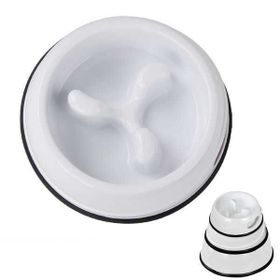 Pawise 1000 ml 19x7 cm Slow Eat Yavaş Yeme Mama Kabı