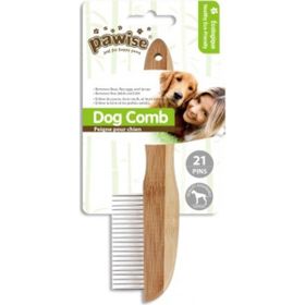 Pawise 11471 Ahşap Saplı Keçe Açıcı 21 Pinli Köpek Fırçası