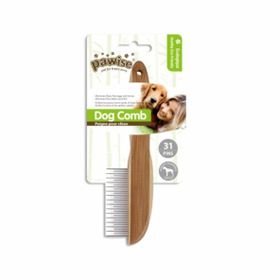 Pawise 11472 Ahşap Saplı Keçe Açıcı 31 Pinli Köpek Fırçası