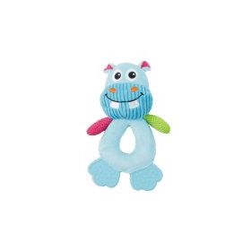 Pawise 23 cm Mavi Sesli Hışırtılı Peluş Su Aygırı Köpek Oyuncağı