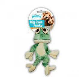 Pawise 29 cm Bıg Eyes Funky Frog Peluş Köpek Oyuncağı
