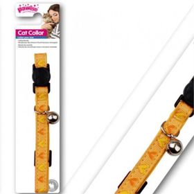 Pawise 30 cm Sarı Kalpli Kedi Boyun Tasması