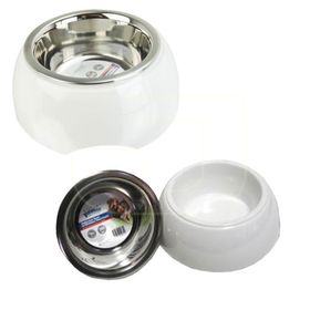 Pawise 350 ml Melamin Gövdeli Çelik Mama Kabı