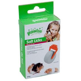 Pawise 39132 84 gr Salt Licks Kemirgenler için Tuz Yalama Taşı ve Tutucu