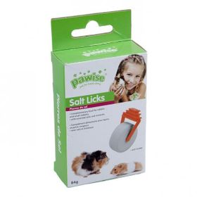 Pawise 39132 84 gr Salt Licks Kemirgenler için Tuz Yalama Taşı ve Tutucu