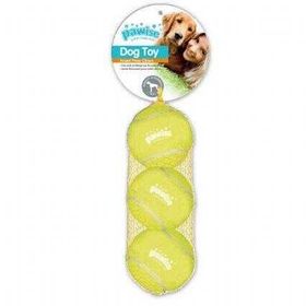 Pawise 6 cm 3 Adet Sesli Tenis Topu Köpek Oyuncağı
