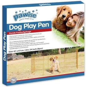 Pawise 60x60 cm 8 Parça Metal Köpek Oyun Bahçesi Çiti