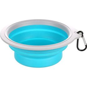 Pawise 680 ml Mavi Katlanabilir Mama Kabı