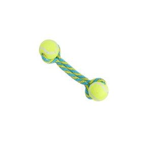 Pawise 6x20 cm 2'li İpli Tenis Topu Köpek Oyuncağı