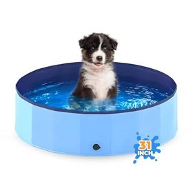 Pawise 81x8 inç Dış Mekan Katlanabilir Köpek Havuzu