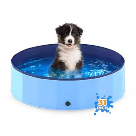 Pawise 81x8 inç Dış Mekan Katlanabilir Köpek Havuzu