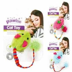 Pawise Catnipli Peluş Tüylü Fare