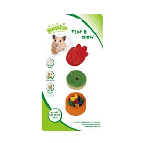 Pawise No 1 Ahşap Lif Yenebilir Kemirme Oyuncağı