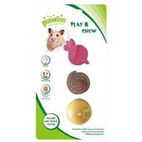 Pawise No 2 Ahşap Lif Yenebilir Kemirme Oyuncağı