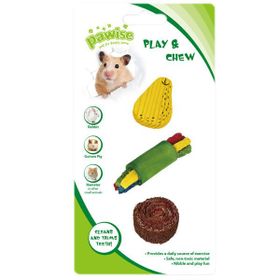 Pawise No 4 Ahşap Lif Yenebilir Kemirme Oyuncağı