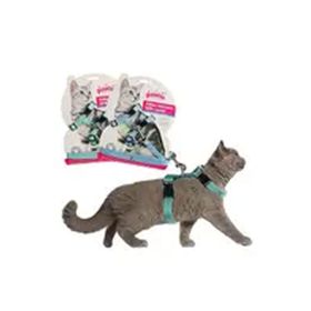 Pawise S 14.5x25-18x30 cm Yeşiil Mavi Kedi Göğüs Tasması