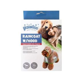 Pawise Şeffaf Small Raincoat Köpek Yağmurluğu