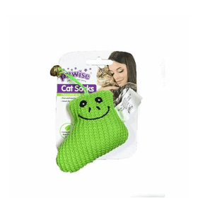 Pawise Yeşil Cat Socks Peluş Kedi Oyuncağı