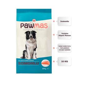 Pawmas 10 kg Somonlu Yetişkin Köpek Maması