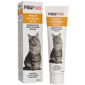 Pawmas Multi Vitamin Bağışıklık ve Tüy Sağlığı Destekleyici 100 gr Kedi Macunu