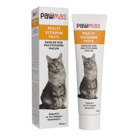 Pawmas Multi Vitamin Bağışıklık ve Tüy Sağlığı Destekleyici 100 gr Kedi Macunu
