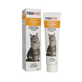 Pawmas Multi Vitamin Bağışıklık ve Tüy Sağlığı Destekleyici 100 gr Kedi Macunu