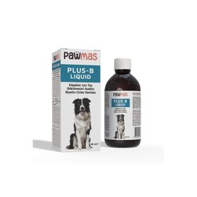 Pawmas Plus-B Liquid Köpekler İçin Tüy Dökülmesi Azaltıcı 50 ml Biotin ve Çinko Damlası