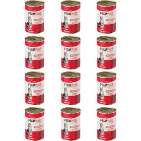 Pawmas Sığır Etli 400x12 gr Yetişkin Kedi Konservesi