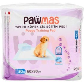Pawmas Yavru Köpekler İçin 60x90 cm 30 Adet Çiş Eğitim Pedi