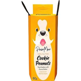 Pawmax 80 gr Cookie Peanuts Fıstık Ezmeli Köpek Ödül Maması