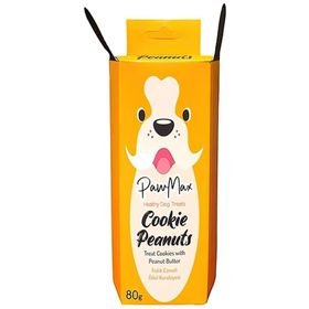 Pawmax 80 gr Cookie Peanuts Fıstık Ezmeli Köpek Ödül Maması