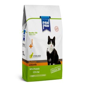 Pawpaw 1.5 kg Somonlu Kısırlaştırılmış Kuru Kedi Maması