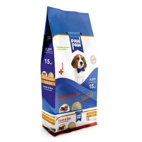 Pawpaw Kuzu Pirinçli 15 kg Yavru Köpek Maması