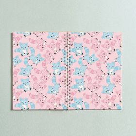 Paytak Moda PYTKDT0251 Desenli A5 96 Yaprak Çizgisiz Spiralli Defter