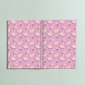 Paytak Moda PYTKDT0252 Desenli A5 96 Yaprak Çizgisiz Spiralli Defter